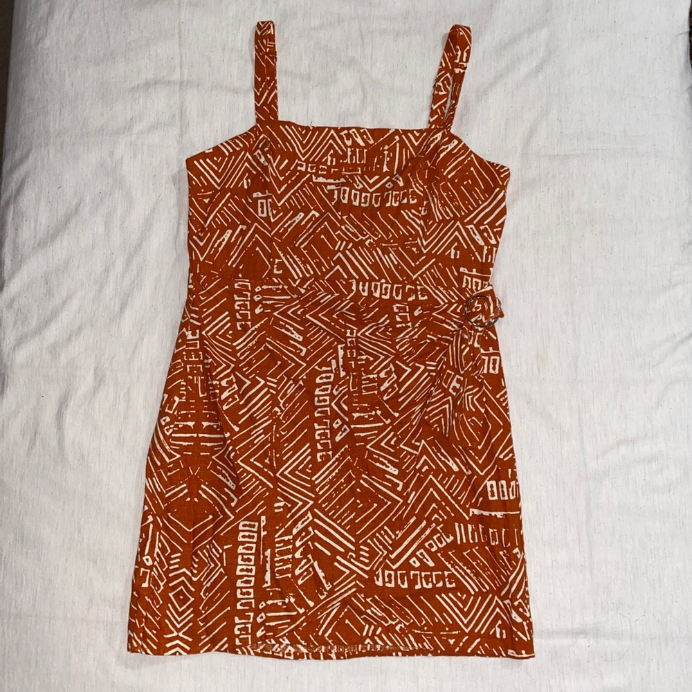 Forever 21 | Linen faux-wrap mini-dress